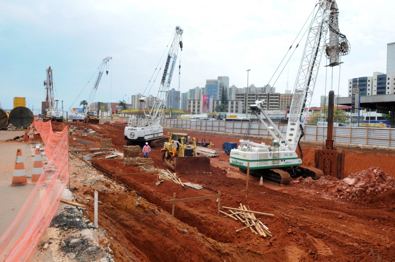 Trecho no sentido Ceilândia ficará interditado até o próximo domingo (6/6) para nivelamento do solo